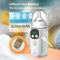 JUSTLANG Smart Voice Control Baby Bottle Warmer 7 Heat Level 8000mAh Multifunction Breast Milk Warmer Accurate Temperature. 