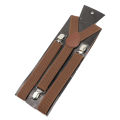 Solid Color Unisex Suspenders Clip-on Buckle Men Straps Adjustable Elastic Y-Back Braces For Wedding Suit Skirt Accessories Gift. 