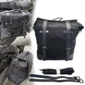 Detachable Motorcycle Bag Waterproof Bag Luggage Bag Riding Equipment One Shoulder Messenger with Head Leather. 