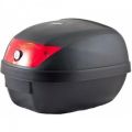 Motorcycle Top Box Storage Case | MATT BLACK - top box for motorcycle - tail box for motorcycle - tail box for bike - tail box for motorcycle - top box for motorcycle. 