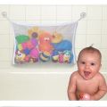 Baby Bathroom Mesh Bath Bag Kids Cartoon Basket Net Children's Games Network Waterproof Cloth Sand Toys Beach Storage Organizer. 