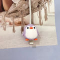 Cute Penguin Cable Protector Cartoon Charger Protector Cable Winder Organizer Data Line Cord Protective Cover For iPhone. 