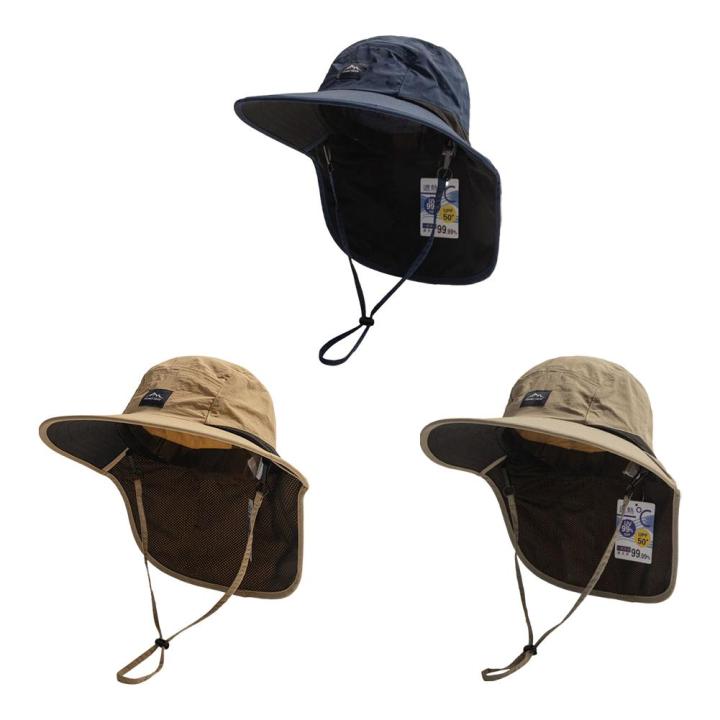 UV%20Protection%20Hat%20with%20Wide%20Brim%20Waterproof%20Quick-drying%20Panama%20Fisherman%20Cap%20Mesh%20Breathable%20Neck%20Protection%20Summer%20Hat%20-%20Image%202