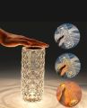 16 color RGB crystal desk lamp Rose lamp touch adjustable bedroom decorative price 1400. 