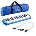Melodica 32 Key Pianica Portable with Carrying Bag Short and Long Mouthpieces for Beginners Kids Gift. 