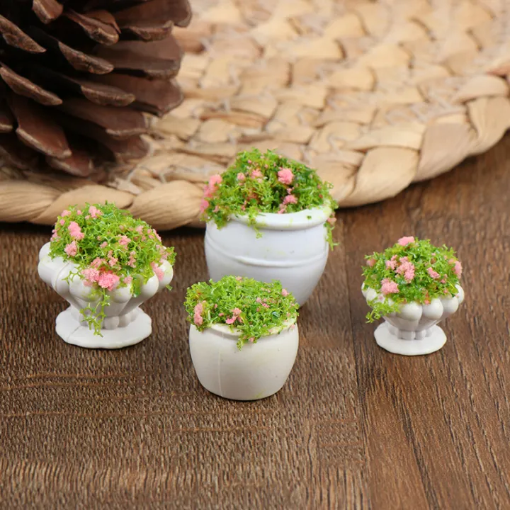 1/2Pcs%20Dollhouse%20Furniture%201:12%20Accessories%20Mini%20Green%20Plant%20Bonsai%20Flower%20Pots%20-%20Image%203