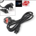 LAPTOP POWER ADAPTER/POWER CABLE WITH 3 PIN FUSE. 