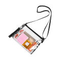 New Transparent PVC Crossbody Bag Waterproof Coin Purse Stadium Sports Bag Portable Storage Bag.