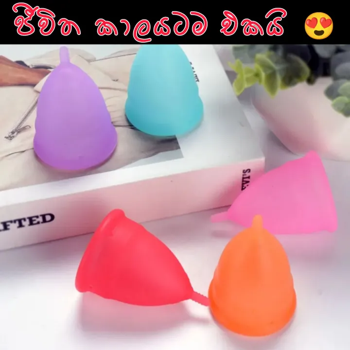 Silicone Menstrual Cup Medium Size Medical Grade Feminine Period Cup Reusable Menstrual Cup