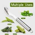 Stainless Steel Pepper Press Tool Serrated Edges Seed Core Remover, good quality product for kitchen items. 