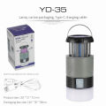 Solar Mosquito Lamp UV Bug Light USB Rechargeable Electric Fly Trap Zapper Foldable Portable Insect Killer Repellent Light. 