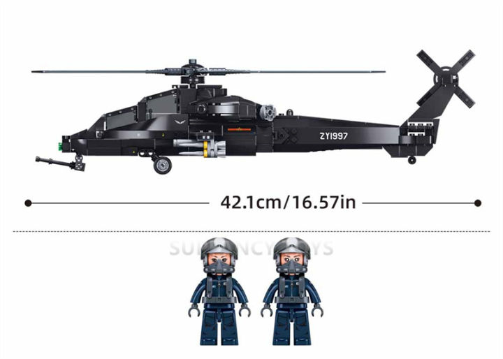 Sluban%20419PCS%20%20Gunship%20Helicopter%20Low%20Altitude%20Hegemon%20Model%20Building%20Blocks%20Educational%20Toys%20for%20Children%20-%20Image%203