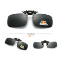 Polarized Clip Sunglasses 2Pcs Set Myopia Glasses Clip Driver Fishing Night Vision Myopia Clipon Sun Shading Eyeglasses. 