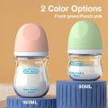 Dr.isla Anti-Choke Baby Bottle Newborn Glass Bottles 90/160ML Anti-flatulence Milk Feeding Bottles Infant BPA Free 0-3 Month. 