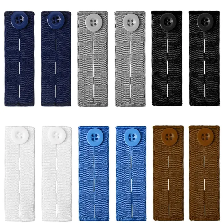 5pcs/lot%20Elastic%20Waist%20Extenders%20Adjustable%20Waistband%20Expanders%20for%20Women%20Men%20Jeans%20Pants%20Button%20Extender%20-%20Image%203