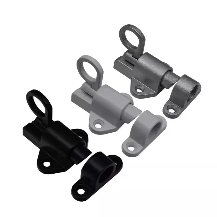 Aluminum%20Alloy%20Black/Gray%20Window%20Gate%20Security%20Pull%20Ring%20Spring%20Bounce%20Door%20Bolt%20Automatic%20Latch%20Lock%20Black%20Grey%20Window%20-%20Image%203