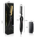 Heating Comb Electric Blow Brush Hairdressing Styling Tools for Man Beard Women Hair Hot Heating Comb Gifts. 