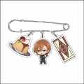 Anime BSD Bungo Stray Dogs Brooch Pin Coffee Cake Series Characters Dazai Osamu Pendant Collection Clothes Jewelry .