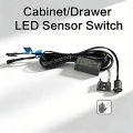 Touch Switch with Dimming Function Hand Scan Sensor Door Control LED Cabinet Sensor Switch for Wardrobe Closet Cupboard Lighting. 