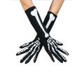 Halloween Skeleton Skeleton Gloves Trick Dark Wind Convex Gloves Skeleton Ghost Festival Costume. 