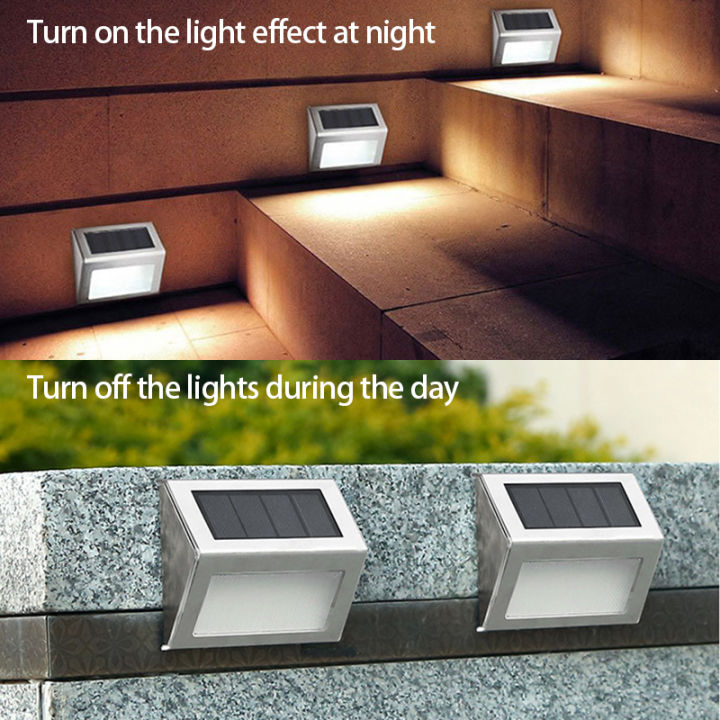 6%20LED%20Solar%20Stair%20Lights%20Waterproof%20Outdoor%20Step%20Fence%20Lamp%20for%20Deck%20Path%20Garden%20Yard%20-%20Image%205