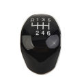 1 Pc 6 Speed Gear Shift Knob Stick Cover Cap Emblem Badge For Ford Focus Fiesta Kuga C-Max Replacement Car Styling Accessories. 