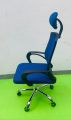 (FP-M-23-Ss) Executive office chair V-mash Blue Revolving Chair with Headrest Chair.