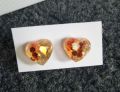 Resin earring. 