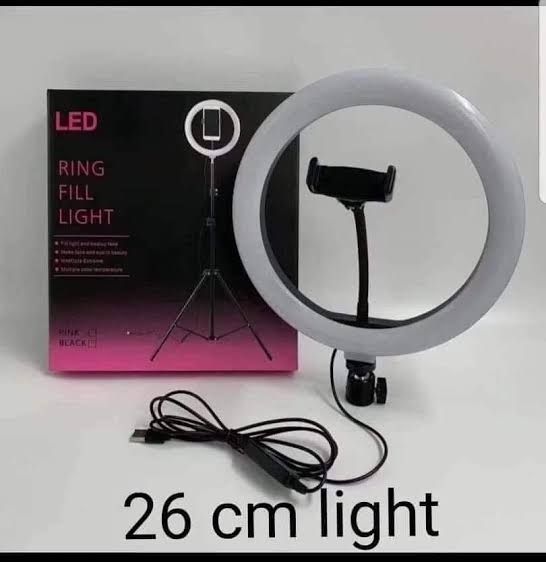26cm%20Ring%20light%20,%208ft%20Tripode%20stand%20with%20Free%20Mobile%20holder.%20-%20Image%204