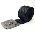 Canvas Hot Tactical Casual Metal Buckle Belts Men's Fashion Wild China Thicken Long ClothMeta Belts Male Knitted Waistband Ceintures Polyester - Belt For Men.