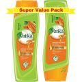 Vatika Naturals Moisture Treatment Shampoo & Conditioner 2 x 400ml Value Pack | Enriched with Almond & Honey | For Dry & Frizzy Hair (Pack of 2). 