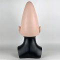 Conehead Conical Alien Mask Cap Cosplay Fake Eagg Shaped Skin Latex Helmet Halloween Carnival Purim Party Costume Props. 