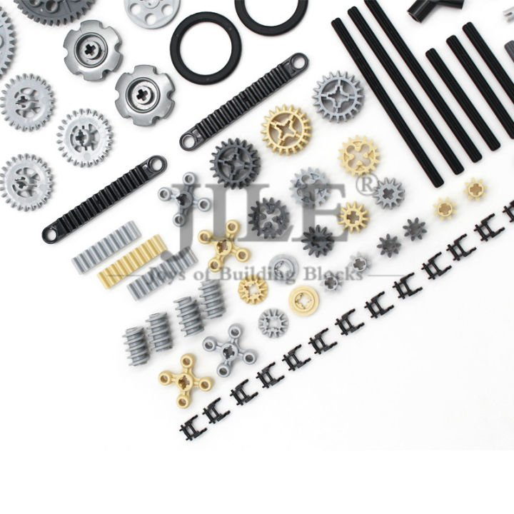 116pcs%20MOC%20Bulk%20Technical%20Parts%20Pin%20Liftarm%20Bricks%20Set%20Axle%20Connector%20Gear%2040%20Tooth%20Building%20Blocks%20Compatible%20Technology%20Toys%20-%20Image%205