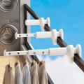 Thickened Portable Folding Hangers, Extendable Travel Clothes Drying Rack, Easy Install & Carry, Space Saving.
