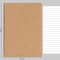 A4/A5/A6 Coil Notebook Lined Dots Blank Grid Paper Journal Book For School Office Supplies Stationery.