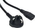 Branded Computer Power Cords 3Pin Fuse Type New. 