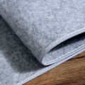 Thick Chinese Calligraphy Drawing Felt Mat , Sumi Xuan Paper Painting Desk Pad for Writing Japanese Traditional Drawing ,Gray.