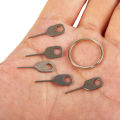 5pcs/Set SIM Card Eject Pin Key Tool Needle SIM Card Tray Holder Eject Pin for Mobile Phone Key Tool Card Pin Needle. 