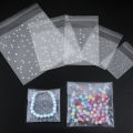 100pcs/lot Self Sealing Gift Bag White Polka Dot Transparent Packaging Bags Frosted Dot Pattern Bag For Jewelry Cookie Storage. 