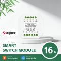 Tuya 1-4 Channel Zigbee Smart Switch Module 16A IH-S09 AC100-240V 50/60Hz Tuya Or Smart Life Compatible Home Automation Switch. 