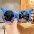 YV-ready to ship-children sunglasses ultra light UV protection mini cartoon Pikachu Pokemon cute glasses optical filter. 