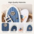 Wooden Miniature Elf Door Toy DIY Mini House Accessories Furniture Simulation Miniatures Toy Baby Pretend Play Toy . 