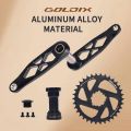 GOLDIX MTB Crankset BSA 24mm 165mm 170mm 175mm Direct Mount R-SPEC Trail Hollow Bike Crank Spindle DH AM XC for Shimano SRAM.