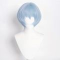 Anime New Rei Ayanami Cosplay Wig EVA Cosplay Long Wave Blue Wig EVA Cosplay Wigs Heat Resistant Synthetic Hair Wigs. 