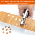 Single Hole Punch 3-10mm Round Hole Puncher Plier Tools Credit Paper Card Corner Hand Tool For Plastic Leather Edge Banding.