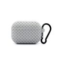 Woven Pattern Silicone Soft Case for AirPods Pro 2. 