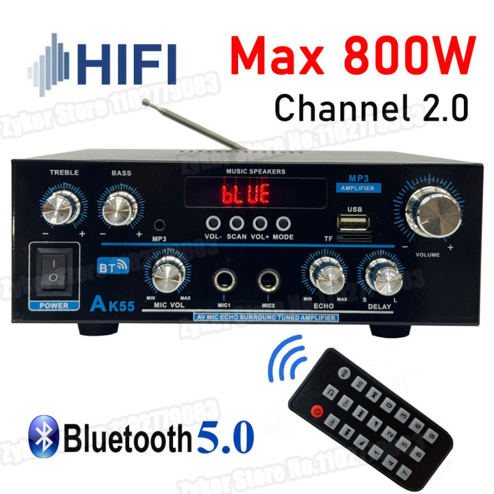 AK55%20HiFi%20Digital%20Amplifier%20Max%20Power%2090Wx2%20Channel%202.0%20Bluetooth%20Surround%20Sound%20AMP%20Speaker%20for%20Home%20Car%20BT%205.0%20Audio%20Amplifier%20-%20Image%203