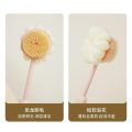 Two Sided Shower Body Brush Silicone Long Handle Bathroom Wash Brush Bathing Massage Back Body Exfoliating Brush Bath Supplies. 