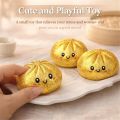 2027Glitter Dumpling Glitter Dumpling Squishy with Box Dumplings Sensory Squeeze Toy for Stress Relief. 