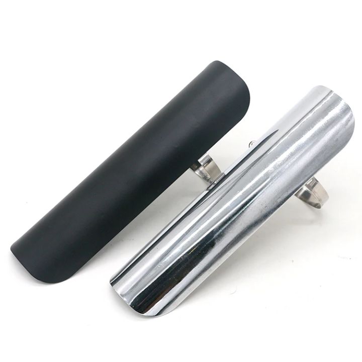Universal Motorcycle Exhaust Pipe Heat Shield Cover Guard For Harley Honda Suzuki Kawasaki Touring